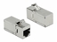 Picture of Delock Keystone Module RJ45 jack to RJ45 jack Cat.6A 90° angled