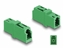 Picture of Delock Optical Fiber Coupler LC Simplex female to LC Simplex female APC green