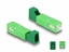 Attēls no Delock Optical Fiber Hybrid Coupler SC Simplex male to LC Simplex female green