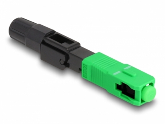 Picture of Delock Optical fiber quick connector SC Simplex plug APC field-assembly