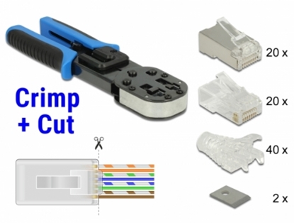 Изображение Delock RJ45 Crimp+Cut Toolkit