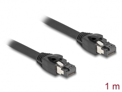Изображение Delock RJ45 Network Cable Cat.8.1 S/FTP 1 m up to 40 Gbps black
