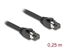 Picture of Delock RJ45 Network Cable Cat.8.1 S/FTP 25 cm up to 40 Gbps black