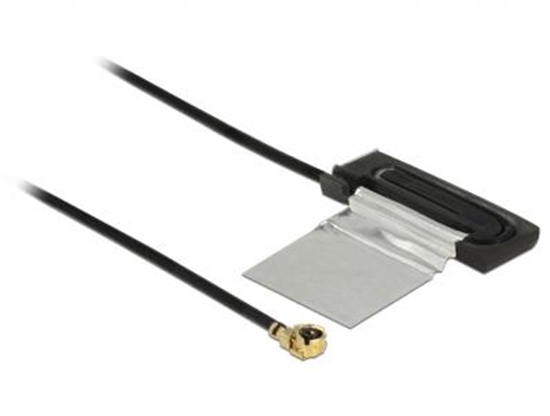 Picture of Delock WLAN Antenna MHFUF.LP-068 Compatible Plug 802.11 acahbgn CCD 1 dBi 200 mm Internal