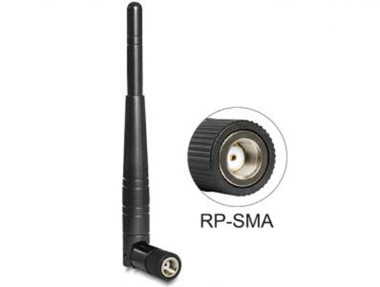 Picture of Delock WLAN Antenna RP-SMA 802.11 acabgn 3 dBi Omnidirectional Joint