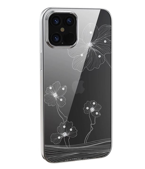 Picture of Devia Crystal Flora case iPhone 12 Pro Max silvery