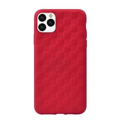 Attēls no Devia Woven2 Pattern Design Soft Case iPhone 11 Pro Max red