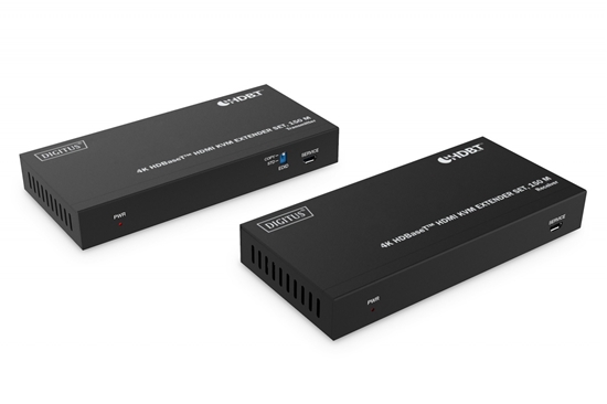 Изображение DIGITUS 4K HDBaseT HDMI KVM Extender Set USB 1.1 150m