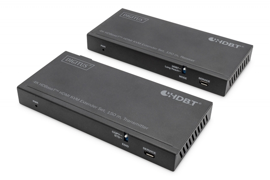 Picture of DIGITUS 4K HDBaseT HDMI KVM Extender Set USB 2.0 150m