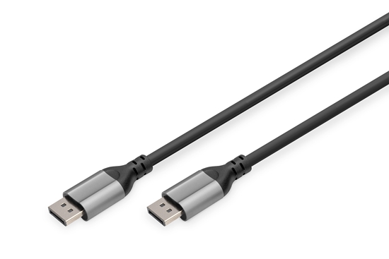 Изображение DIGITUS 8K DisplayPort Cable 1.4 Version, 60Hz, DP/DP, black 1m