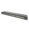 Picture of DIGITUS Patchpanel 1HE 24-Port Cat6a geschirmt schwarz