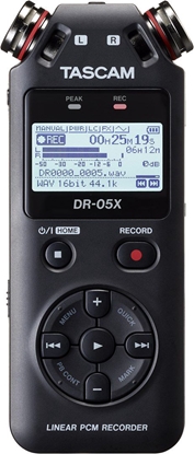 Attēls no Dyktafon Tascam Tascam DR-05X dyktafon Karta pamięci Czarny
