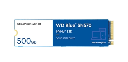 Изображение Dysk SSD WD Blue SN570 500GB M.2 2280 PCI-E x4 Gen3 NVMe (WDS500G3B0C)