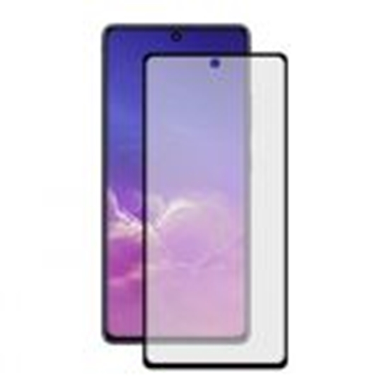 Изображение Ekrano plėvelė TOTI Samsung Galaxy S10 Lite (2020) grūdinto stiklo Casefriendly juoda