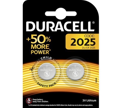 Attēls no Elementai DURACELL CR2025, 2vnt., litis, 3V