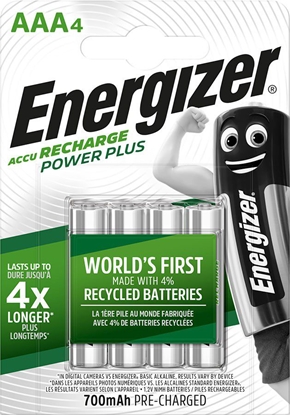 Attēls no Elementai ENERGIZER Power Plus 700 mAh AAA HR3/4,4 pieces