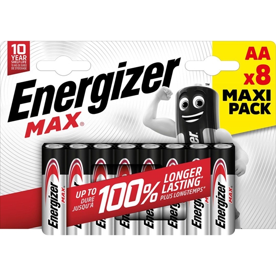 Picture of Energizer BATERIA ENERGIZER MAX AA LR6. 8 szt. Opakowanie ECO