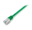 Изображение Equip Cat.6A S/FTP Flat Patch Cable, 1m, green