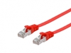 Изображение Equip Cat.6A U/FTP Flat Patch Cable, 0.5m, Red