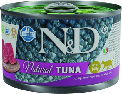 Attēls no FARMINA N&D Cat Natural Tuna - wet cat food - 140 g