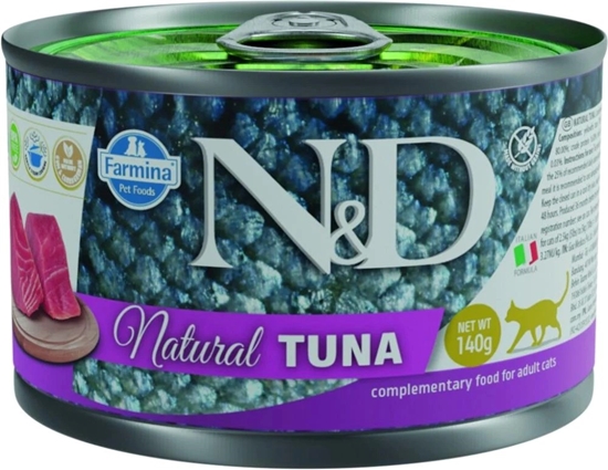 Picture of FARMINA N&D Cat Natural Tuna - wet cat food - 140 g