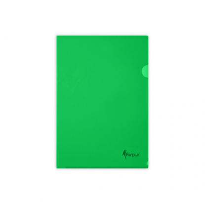Attēls no Folder L Forpus, A4, 180 microns, green, plastic