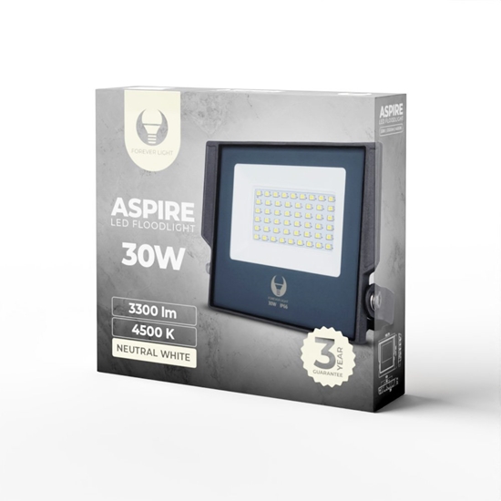 Picture of Forever Light Floodlight LED ASPIRE / 30W / 4500K / 3300lm / 230V