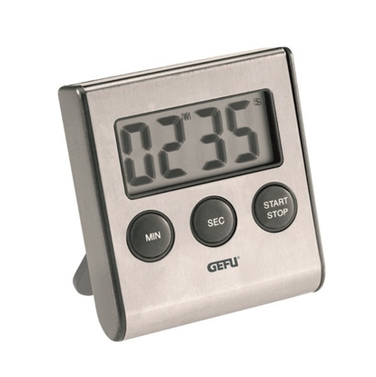 Attēls no GEFU CONTARE Digital kitchen timer Black, Stainless steel