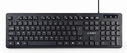 Attēls no Gembird Multimedia Keyboard Black