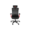 Изображение Genesis Ergonomic Chair Astat 700 mm | Base material Aluminum; Castors material: Nylon with CareGlide coating | 700 | Black/Red