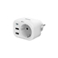 Изображение Hama Multiple Wall Socket  USB-C PD,2xUSB-A, 4fold         223342