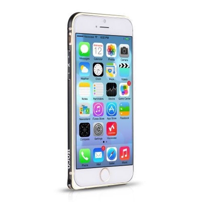 Picture of Hoco Blade series Hippocampal Buckle Metal Bumper for Apple iPhone 6 / 6S black