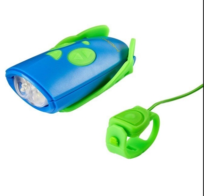 Attēls no Hornit Lampka rowerowa z klaksonem HORNIT Mini GREEN - BLUE 5353GRBU