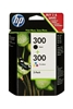 Изображение HP 300 Combo-pack Black/Tri-color Ink Cartridges, 200/200 pages, for DeskJet D2560, F4280