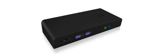 Изображение ICY BOX IB-DK2251AC Wired USB 3.2 Gen 2 (3.1 Gen 2) Type-A Black