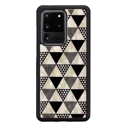 Attēls no iKins case for Samsung Galaxy S20 Ultra pyramid black