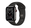 Picture of Išmanusis laikrodis APPLE Watch 6 GPS+Cellular, 40mm Graphite Stainless Steel Case, Black Sport Band