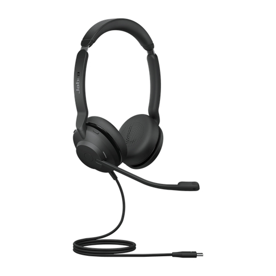 Picture of Jabra Evolve2 30 Headset Wired Head-band Office/Call center USB Type-C Black