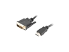 Изображение Kabel HDMI(M)-DVI-D(M) DUAL LINK 1.8 M czarny