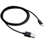 Attēls no Mob. telefono kabelis CANYON UC-1 USB-C 5W 1m Black (CNE-USBC1B)