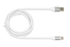Изображение Kabel USB iBOX USB-A - USB-C 1.5 m Biały (IKUMTCWQC)