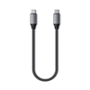 Изображение Kabel USB Satechi USB-C - USB-C 0.25 m Czarno-srebrny (ST-TCC10M)