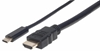 Picture of Kabelis Brackton USB Type-C Male - HDMI Male 4K 1.8m 