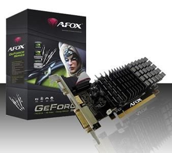Изображение Karta graficzna GeForce GT 210 1GB DDR3 64Bit DVI HDMI VGA Fan LP