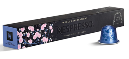 Изображение Kavos kapsulės NESPRESSO Tokyo Lungo 10 kaps.