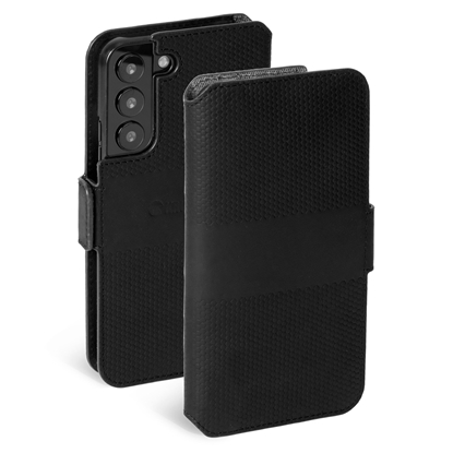 Изображение Krusell Leather PhoneWallet Samsung Galaxy S22+ black (62471)