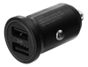 Изображение Ładowarka Deltaco Car charger DELTACO 12/24 V USB with two USB-A connectors, 24 W, black USB-CAR127