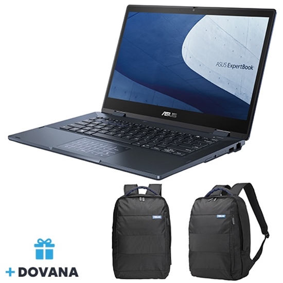 Picture of Laptop Asus ExpertBook B3 B3402FBA Flip Intel i5-1235U/14'' FHD Touch/8GB/256GB/FingerPrint/W11Pro /MIL-STD 810H/Backpack
