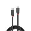 Picture of Lindy 0.5m USB 3.2 Type C Cable 3A, Black Line