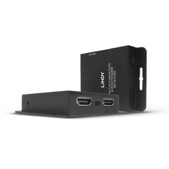 Изображение Lindy 70m Cat.6 HDMI 10.2G & IR Extender with PoC & Loop Out